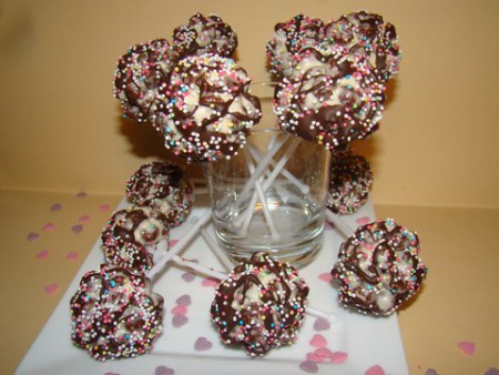 Gabonapehely cake pop